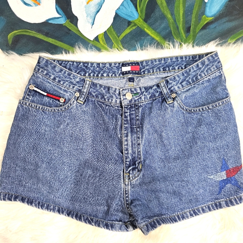 Women's size 13 Tommy Hilfiger blue jean denim shorts